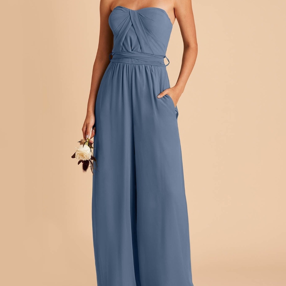 Birdy Grey GIGI CONVERTIBLE JUMPSUIT CHIFFON TWILIGHT XL BRIDESMAID